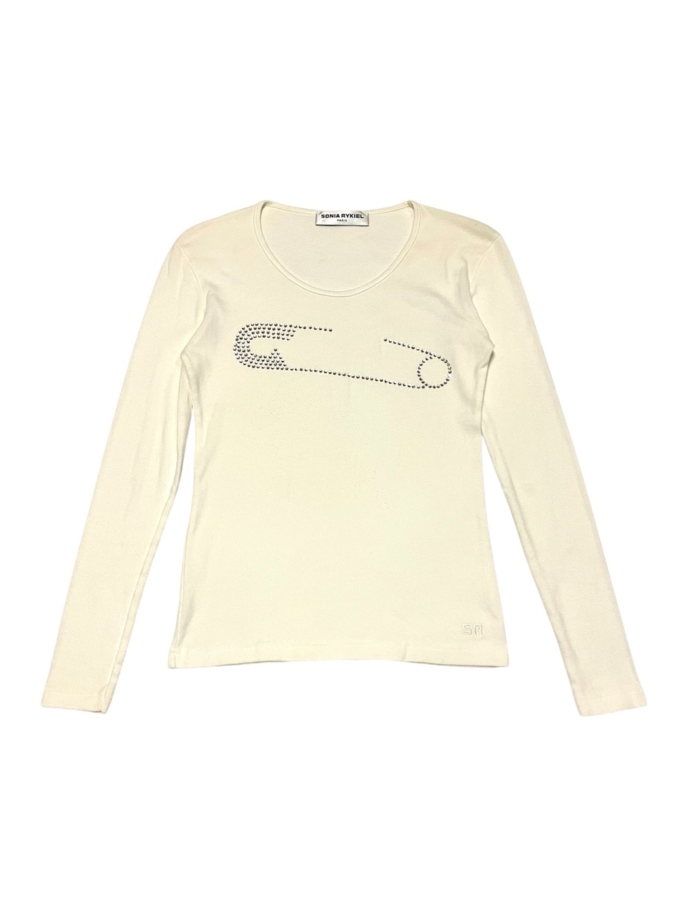 Auth Sonia Rykiel Long Sleeve T-Shirt